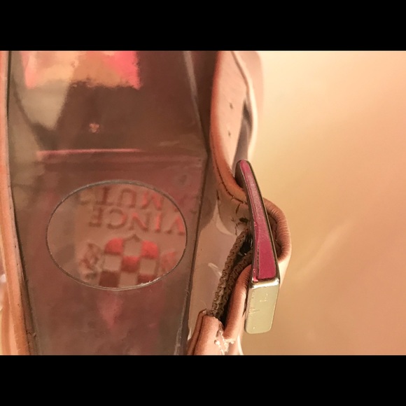 Size 7 Vince Camuto blush pink silver studded - Picture 3 of 7